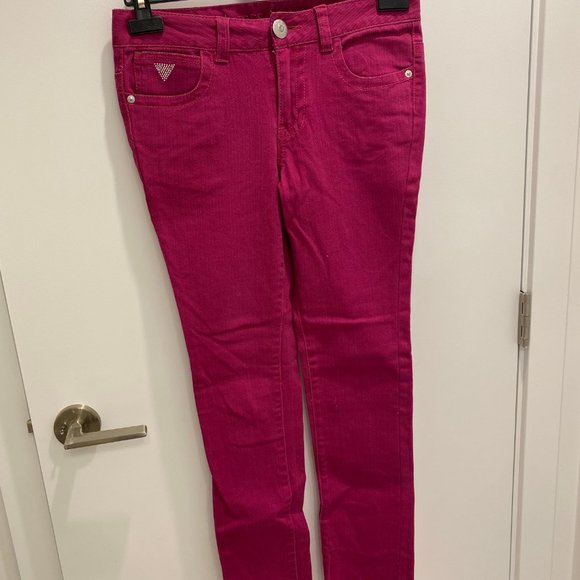 Girls Guess Jeans Magenta - Picture 2 of 5